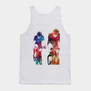 Cycling Bike sport art #cycling #sport #biking Tank Top